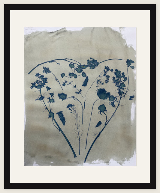 Botanical Fan, Warm Ground