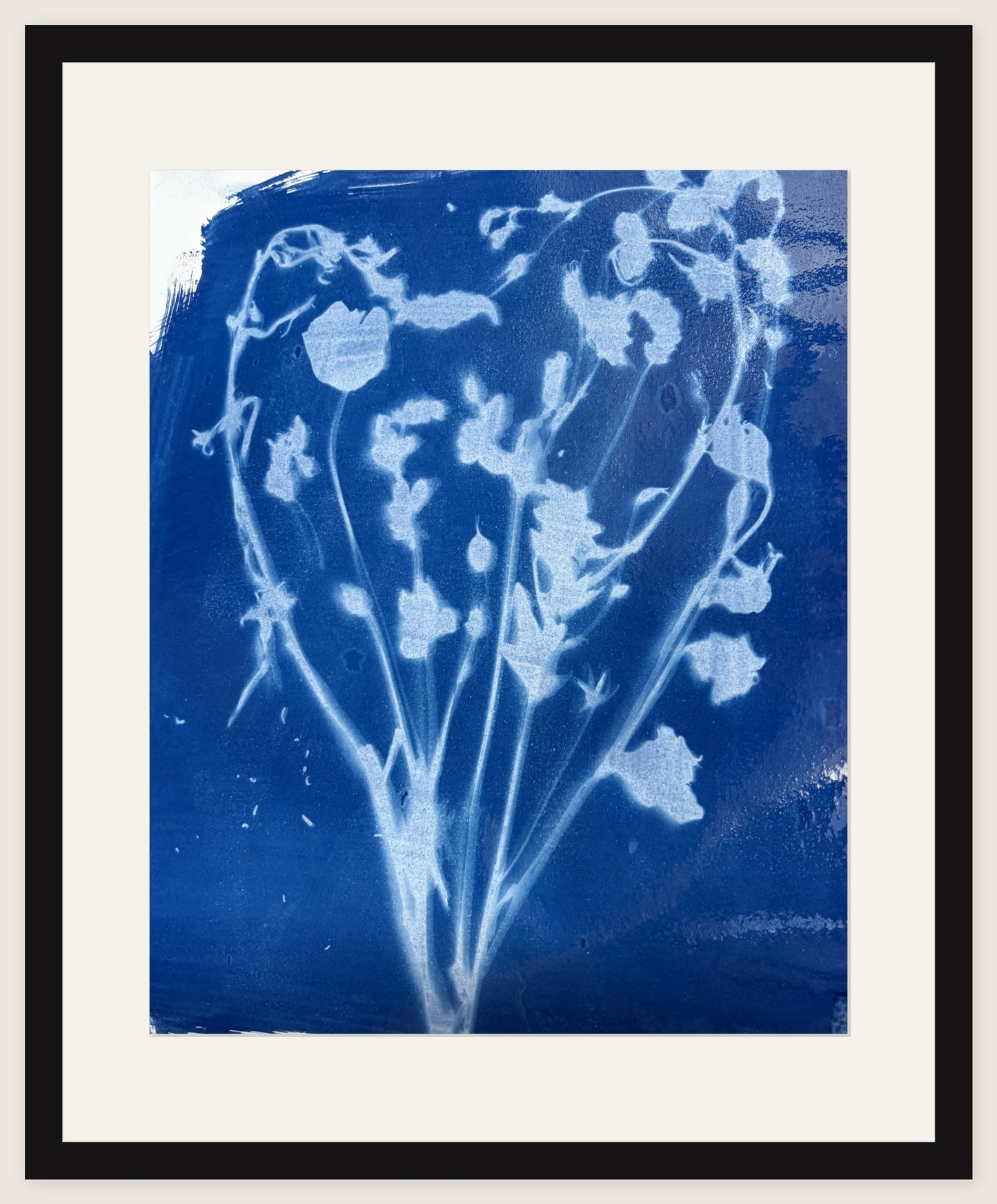 Sweet Peas, Bright Blue